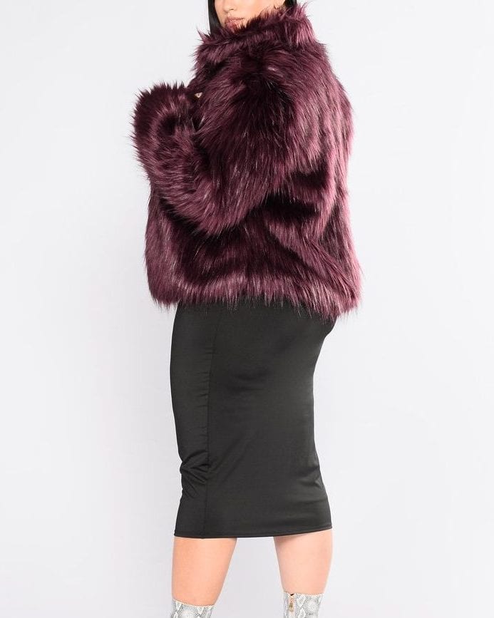 faux fur outerwear