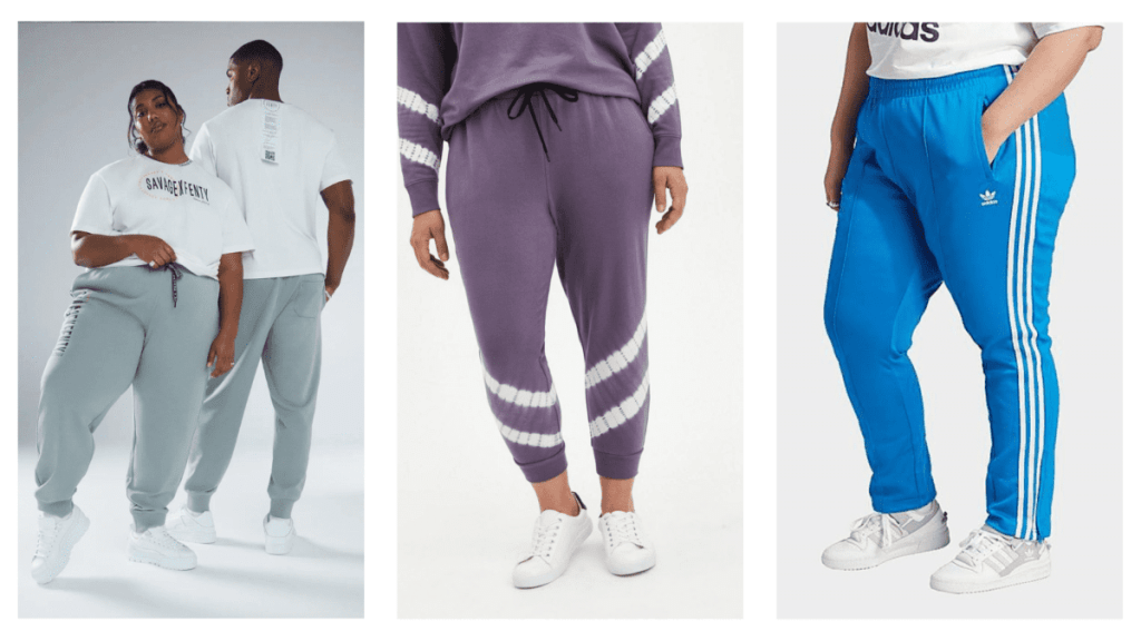 best places to shop for plus size sweatpants