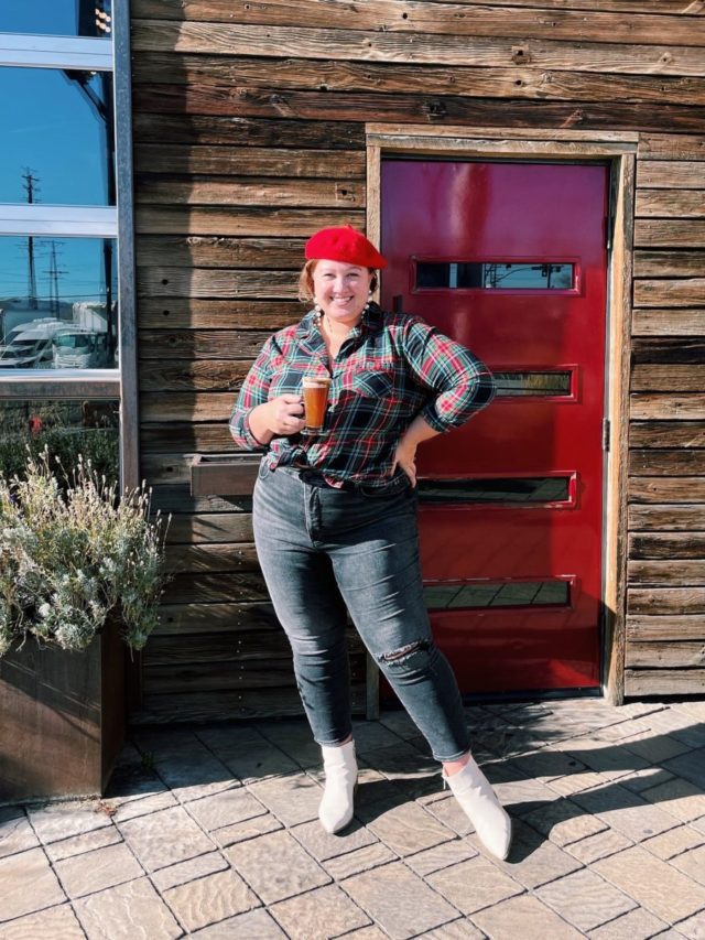 gabbi stands on the Chapel Tavern patio